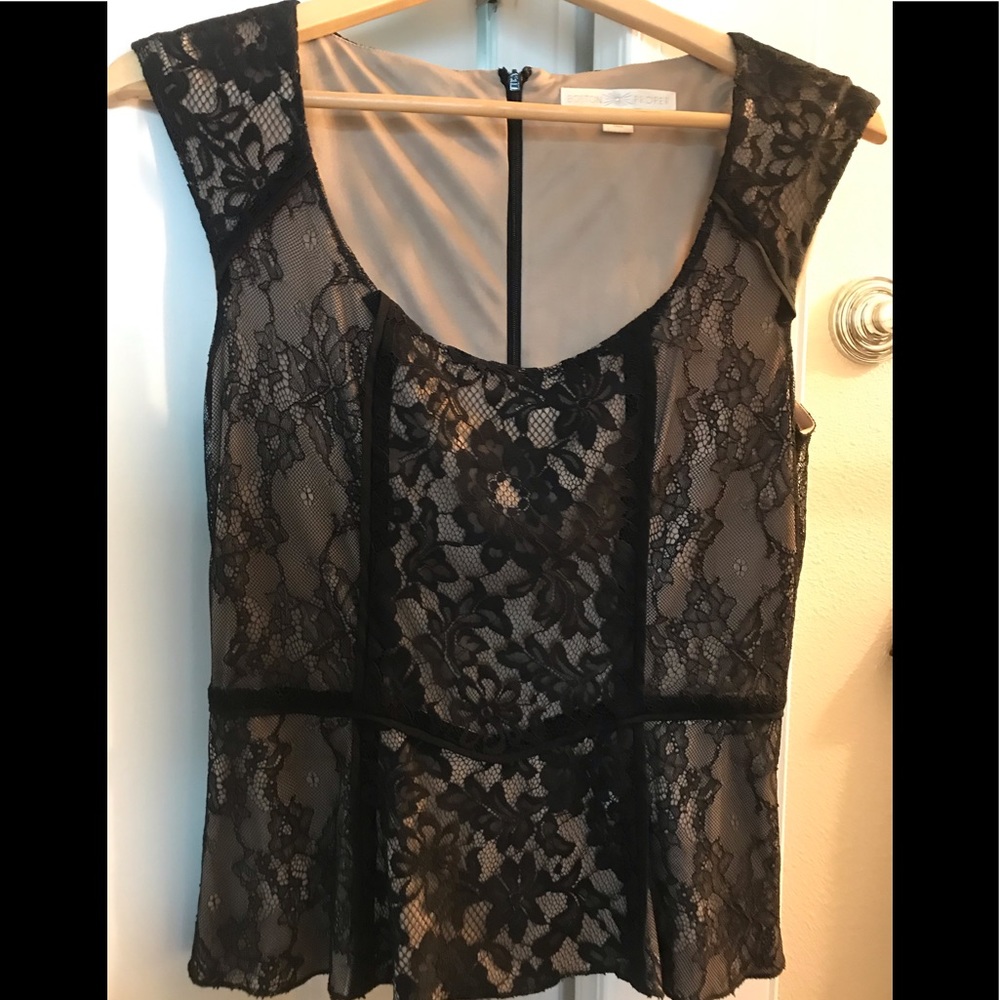 Boston Proper Lace Blouse